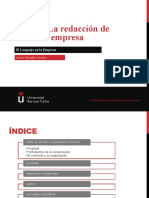 Tema 2. La Redacción de Los Textos de Empresa