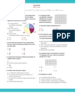 7° Año Evaluación Datos y Azar