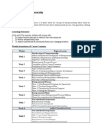 BS311-Entrepreneurship (WL-Plan)