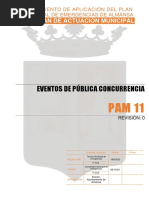 PAM 11 Eventos de Pblica Concurrencia