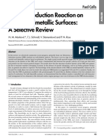 ORR On PT and PT Bimetallic Surfaces