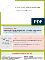 Sesión 2:: Solución de Una Ecuación Diferencial Ordinaria (EDO) Origen de Las Ecuaciones Diferenciales