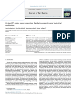 Cerium (IV) Oxide Nanocomposites - Catalytic Properties and Industrial Application