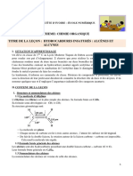 PC 1ère CD-C3 Hydrocarbures Insaturés