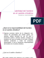 La Responsabilidad Del Hombre en El Cambio Climático