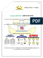 Dieta Do Ovo Cardapio Gratis PDF