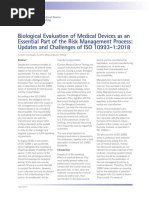 Biological Evaluation of Medical Devices