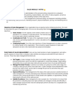 SALES 1 Amity Sales and Distribution Module 1 Notes Sem 5