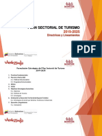 Plan Sectorial de Turismo 2019-2025