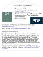 Theory Into Practice: To Cite This Article: Anita Woolfolk Hoy, Heather A. Davis & Eric M. Anderman (2013)