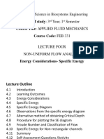 4-Lecture Four - NUF-Energy Considerations - Specific Energy