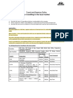 Travel Policy 2018 - 12.6.18 NEW From Aug