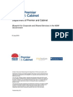 Blueprint 100715 Blue Print For Corporate and Shared Services in The NSW Government