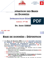 Administration Des BD 22-23 - Chapitre 1 VE