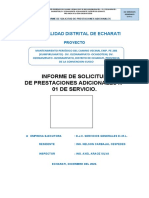 Informe de Solicitud de Prestaciones Adicionales