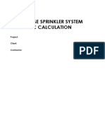 Sample Design - Hydraulic Calculations