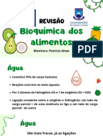 Revisão Bioquímica Dos Alimentos