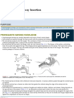 Oropharyngeal Airway Insertion