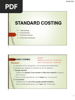 Standard Costing