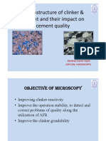 Microstructure of Clinker & Cement and Their Impact On Cement Quality