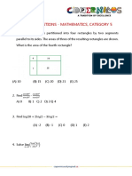 Sample Questions Mathematics Category 5