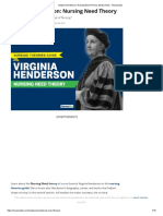 Virginia Henderson Nursing Need Theory Study Guide - Nurseslabs