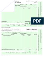 Recibo Da 1 Parcela Do 13º: ( ) Última Alíquota Da Tabela Progressiva Portaria SPREV/ME Nº3.659