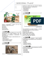 Avaliação de Ciências - 4º Bim