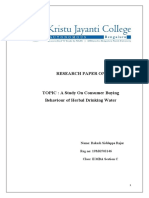 Research Paper Report - 19MG503146