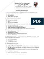 Poli MCQ - Answer Key