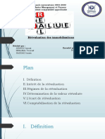 Réévaluation Des Immobilisations