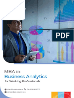 MBA in Business Analytics