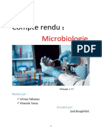 Compte Rendu Microbiologie 2