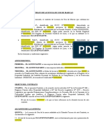 Formato de CONTRATO de Cesión