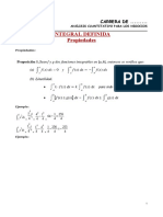 Integrales-Propiedades de Integral Definida-Desarrollo