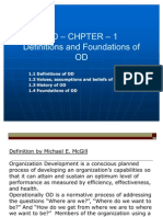 CHAPTER - 1 - Definitions and Foundations of OD