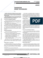 Fet RF Amplifier Design Techniques