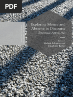 Exploring Silence and Absence in Discourse: Empirical Approaches