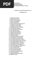 Transporte Social Universitário/2022.1, Resultado Final