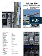 Fokker 100: Microsoft Flight Simulator 2004