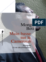 Main Basse Sur Le Cameroun (Mongo Beti)