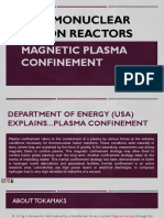 Thermonuclear Fusion Reactors