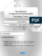 Geo 323 Introduction To Igneous and Metamorphic Rocks Req411