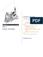 UNIT 2 Moral Theories and Mental Frames