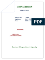 CD Lab Manual-IIICSE