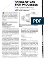 Gas Dehydration Processes