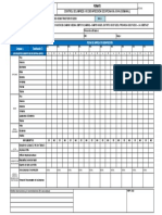 Check List - Control de Limpieza y Desinfección de Oficinas & SSHH