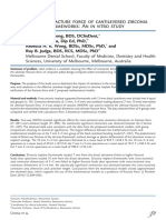 Fracture Force of Cantilevered Zirconia Frameworks: An in Vitro Study