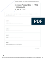 Advanced Business Accounting - I - U3 B - Inventory - ACCOUNTS RECEIVABLE - SELF TEST