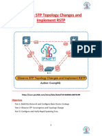 Observe STP Topology Changes and Implement RSTP